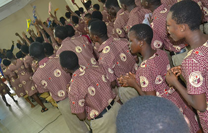 A Christian Women Ministry donates to Kwabenya Senior High School